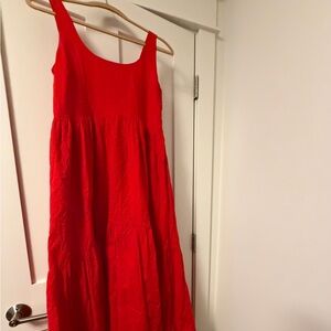 AYR Vibrant Red Midi Dress